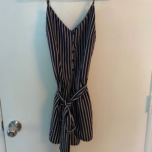 striped romper
